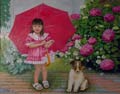 まい・4才の個展の朝